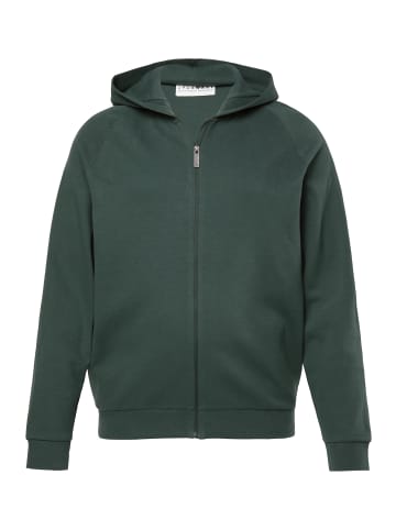JP1880 Sweatjacke in nachtgrün