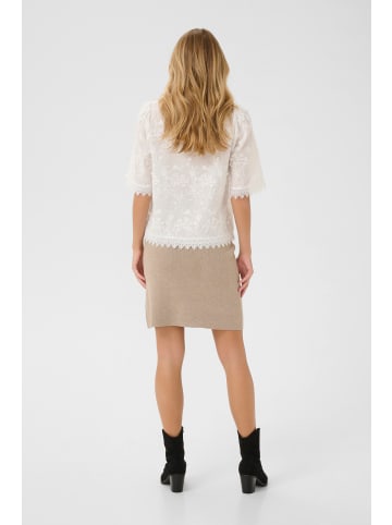 Cream Kurzarm-Bluse CRHilda Regular fit in Snow White