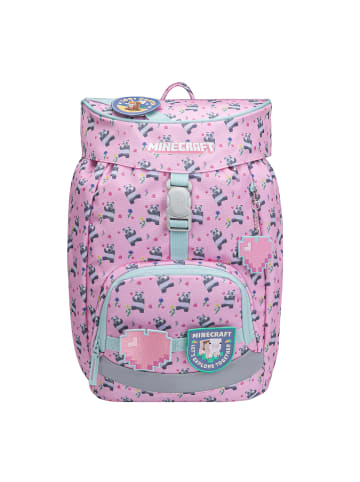 BAAGL 3-tlg. Set: Schulrucksack Airy in Blau Minecraft Panda