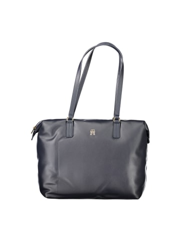 Tommy Hilfiger Blaue Polyester-Schultertasche
