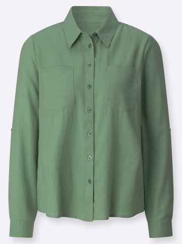 WITT WEIDEN Flanell-Bluse in eucalyptus