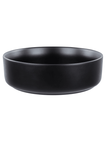 Beliani Waschbecken CALIG in Schwarz - (W) 36 x (H) 12 x (L) 36 cm