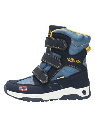 Trollkids Winterschuhe "Lofoten" in Stahlblau/Schwarz