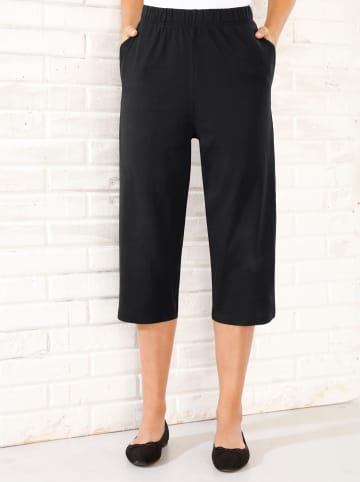 Sieh an! Caprihose in schwarz
