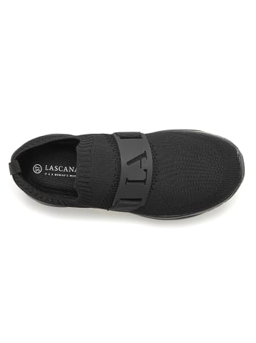 LASCANA ACTIVE Slip-On Sneaker in schwarz