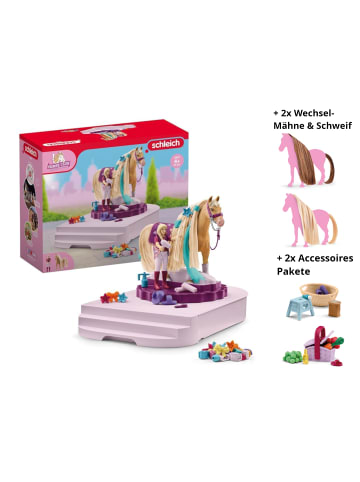 Schleich Pferde Styling Station Horse Club + Zusatzartikel in mehrfarbig