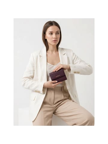 Bologna Leather Geldbörse Leder 12 cm burgundy