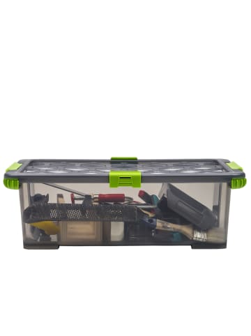 Rotho 3er Set Lagerbox 30l EVO TOTAL PROTECTION in Anthrazit tr.