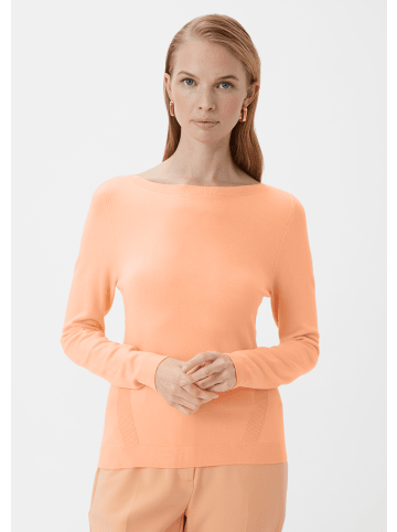 comma Strickpullover langarm in Orange