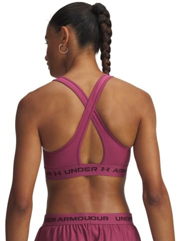 Under Armour Sport-BH "Crossback Mid Bra" in Rot