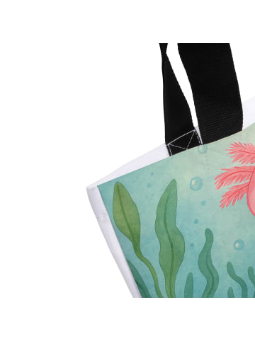 Mr. & Mrs. Panda Shopper Axolotl Niedlich Design ohne Spruch in Weiß