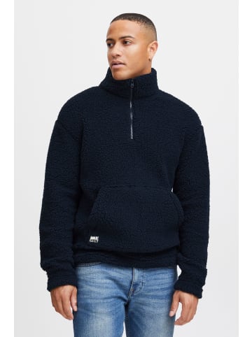 11 Project Troyer PRDenes  21300942-ME  Teddy-Sweater mit Troyerkragen in Blau