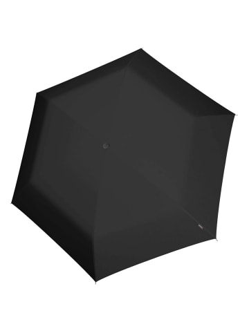 Knirps U.200 Ultra Light Duomatic - Taschenschirm Regenschirm in black with rose coating