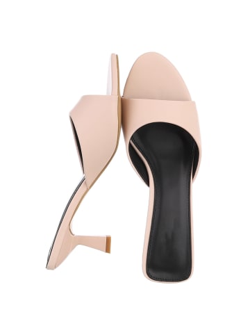 Ital-Design High-Heel Sandalette in Beige