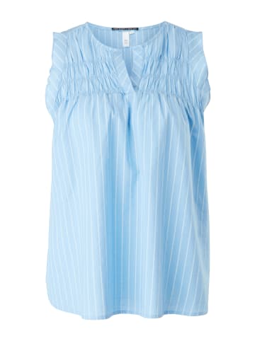 QS Bluse in 53G2_himmelblau