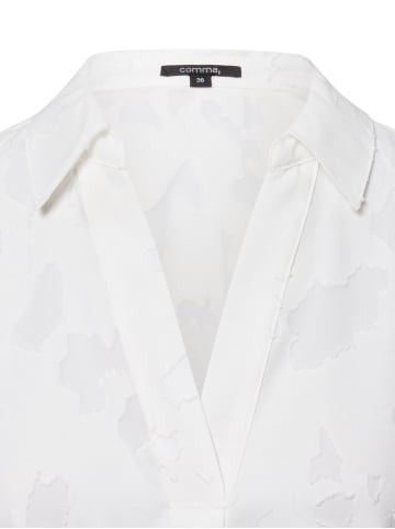 comma Bluse in weiß