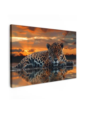 MuchoWow Fotoleinwand Orange