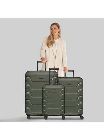 Smartbox Edition 01 4 Rollen Kofferset 3-teilig mit Dehnfalte in olive