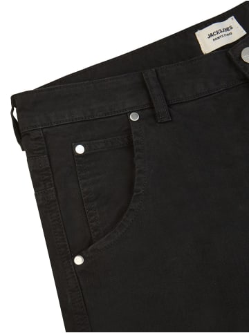 Jack & Jones Stoffhose / Chino JPSTKANE DALE TWISTED comfort/relaxed in Schwarz