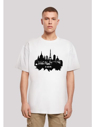 F4NT4STIC Heavy Oversize T-Shirt PARIS SKYLINE OVERSIZE TEE in weiß