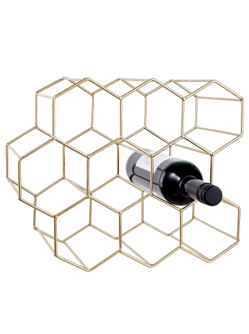 Butlers Weinregal CUBICLE 2er-Set in Gold