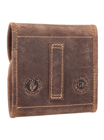 Greenburry Vintage Jagd-Patronentasche Leder 11 cm in brown