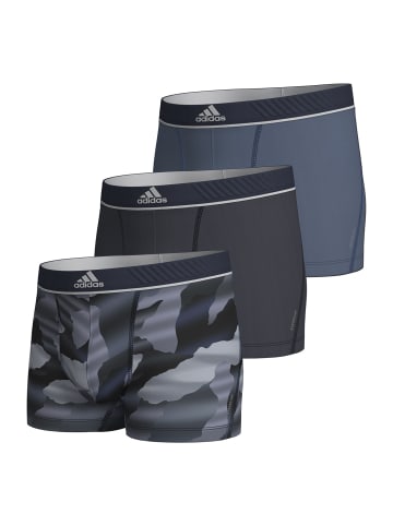 adidas Trunk Aeroready in schwarz, blau, grau