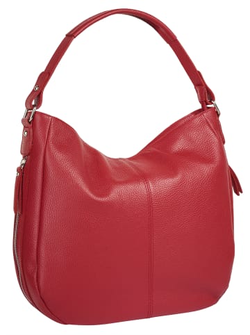 Cluty Shopper echt Leder in rot