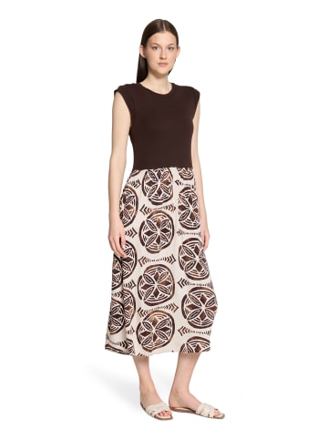 CARTOON Midikleid in schoko beige - 0001