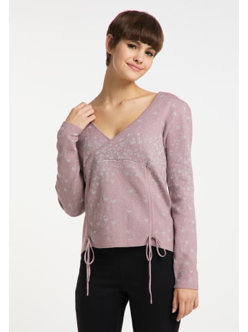 myMo at night Damen Strickpullover in Mauve Silber