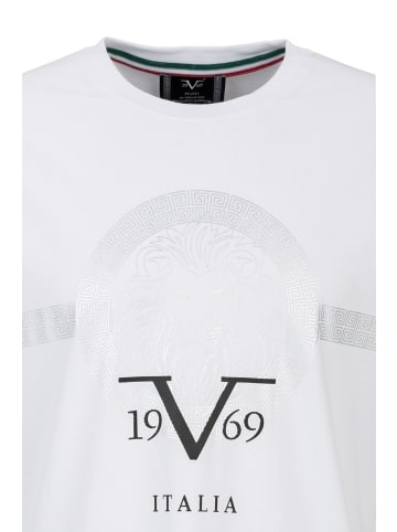 19V69 Italia by Versace Oversize-Shirt Nilo in weiß