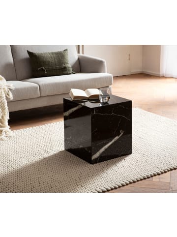 FineBuy Couchtisch in Schwarz / MDF / 40x40x45