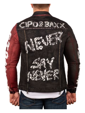 Cipo & Baxx Herren Regular Fit Jacke  in Black