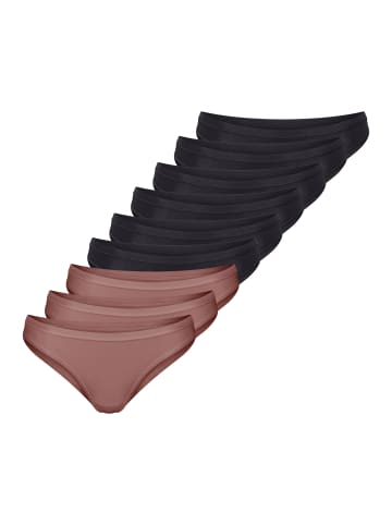 Sloggi Mini Slip GO Daily Cotton in Schwarz / braun