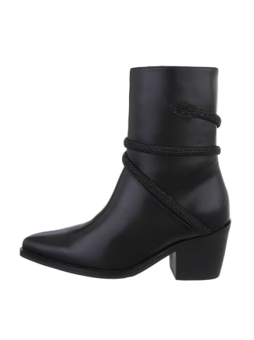 Ital-Design Stiefelette in Schwarz