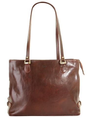 piké Shopper echt Leder in braun