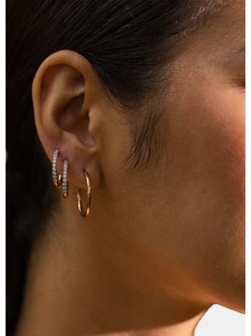 PURELEI Ohrring-Set Lovely Glitter Rosegold