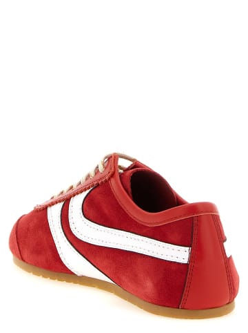 Dries Van Noten Mehrfarbig Rot Kalbsleder Athletik Sneaker
