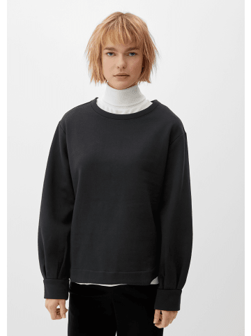 s.Oliver Sweatshirt langarm in Schwarz