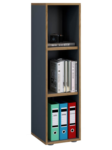 VCM  Holz Büro Regal Bücher Ordner Aktenregal Salia 3f in Anthrazit