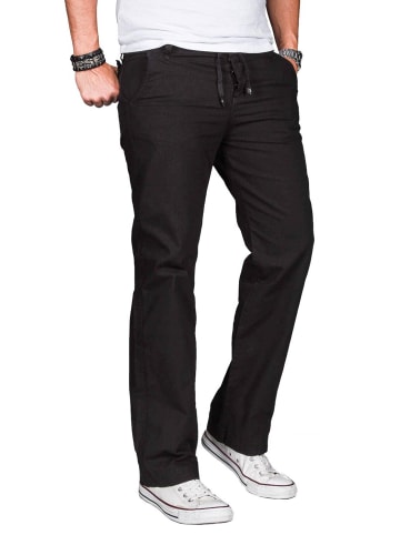 Alessandro Salvarini Leinen Optik AS034 in Schwarz