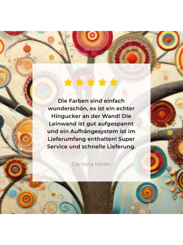 MuchoWow Leinwand bilder Stilvoller Baum (BxH)