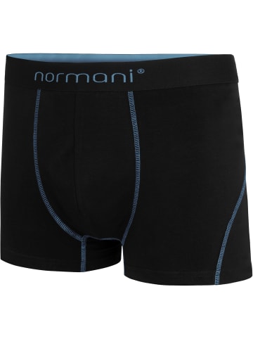 normani 12 x Herren Baumwoll-Boxershorts in Hellblau