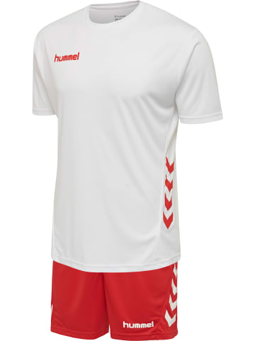 Hummel Verstellbare Taille Anzug Hmlpromo Kinder in WHITE/TRUE RED