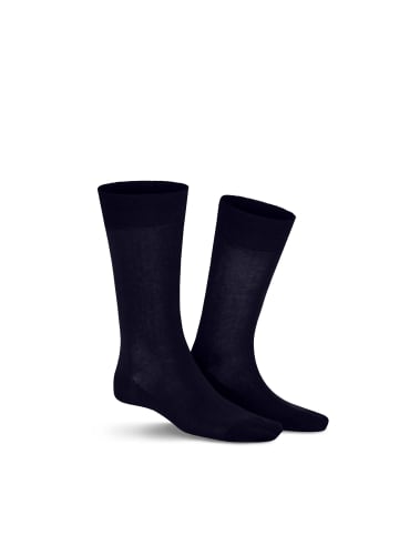 Kunert Socken Clark druckfreier Bund in Navy