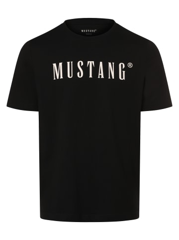 Mustang T-Shirt Austin in schwarz