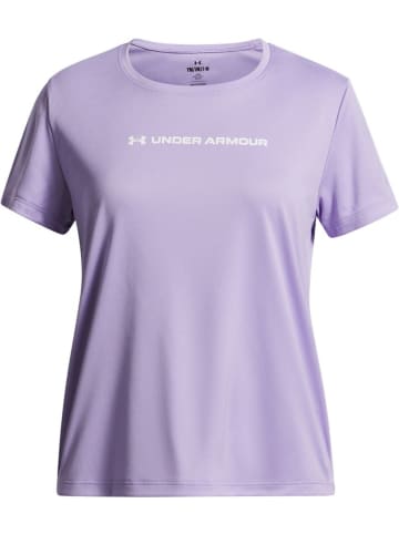 Under Armour Sportshirt "Tech Wordmark Graphic T-Shirt" in Lila