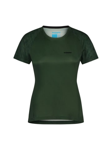 SHIMANO Short Sleeves Jersey Woman's  SENTIERO in grün