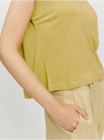 MAZINE T-Shirt Golden T in celery green