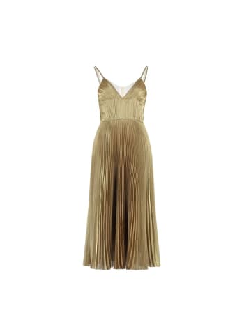 PRADA Gold Polyester Casual Kleid